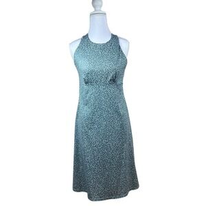PrAna Jewel Lake Halter Dress Womens Sm Green Performance Gorpcore Activewear